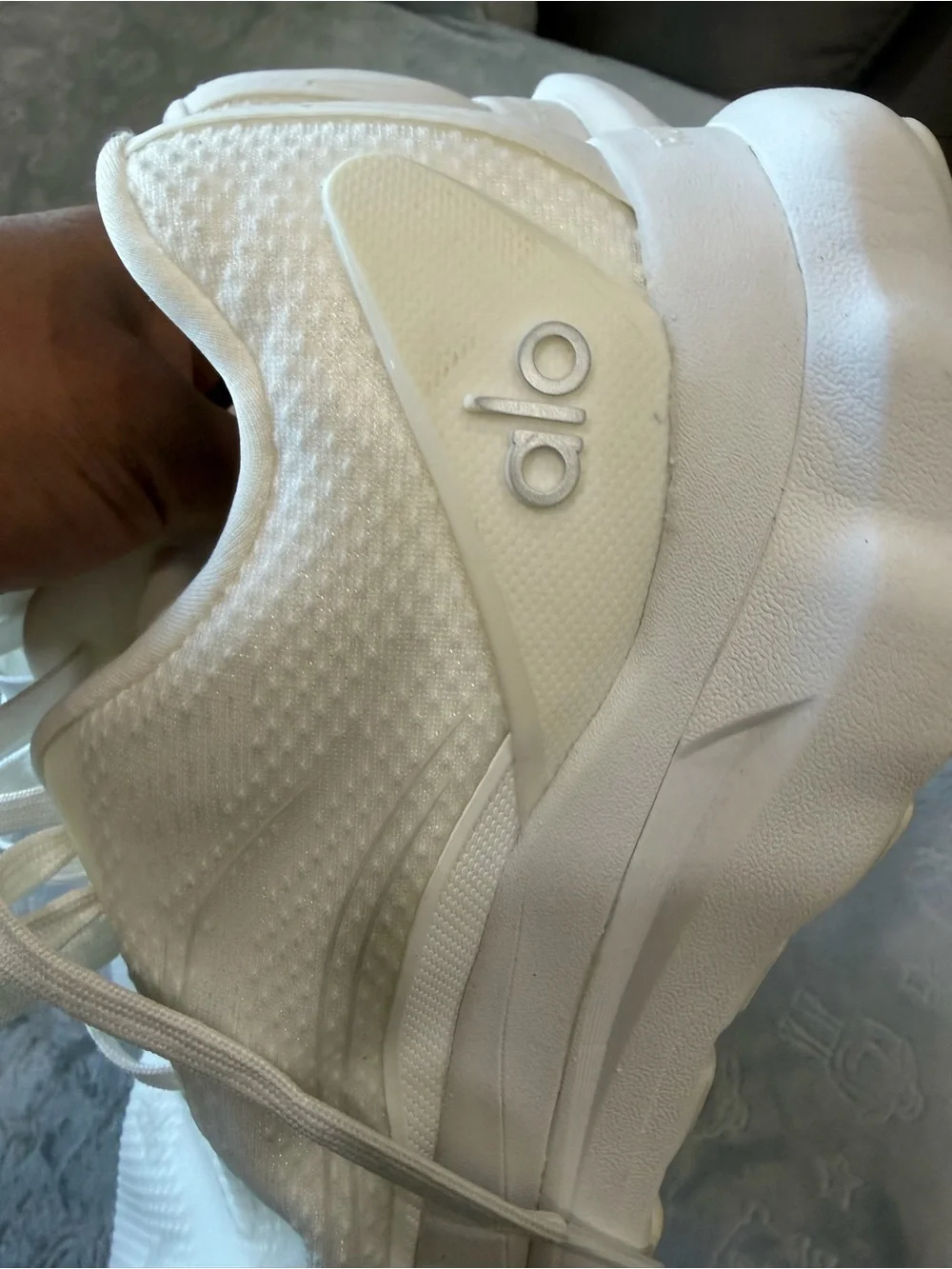 ALO Yoga Men's White Mesh Athletic Sneakers